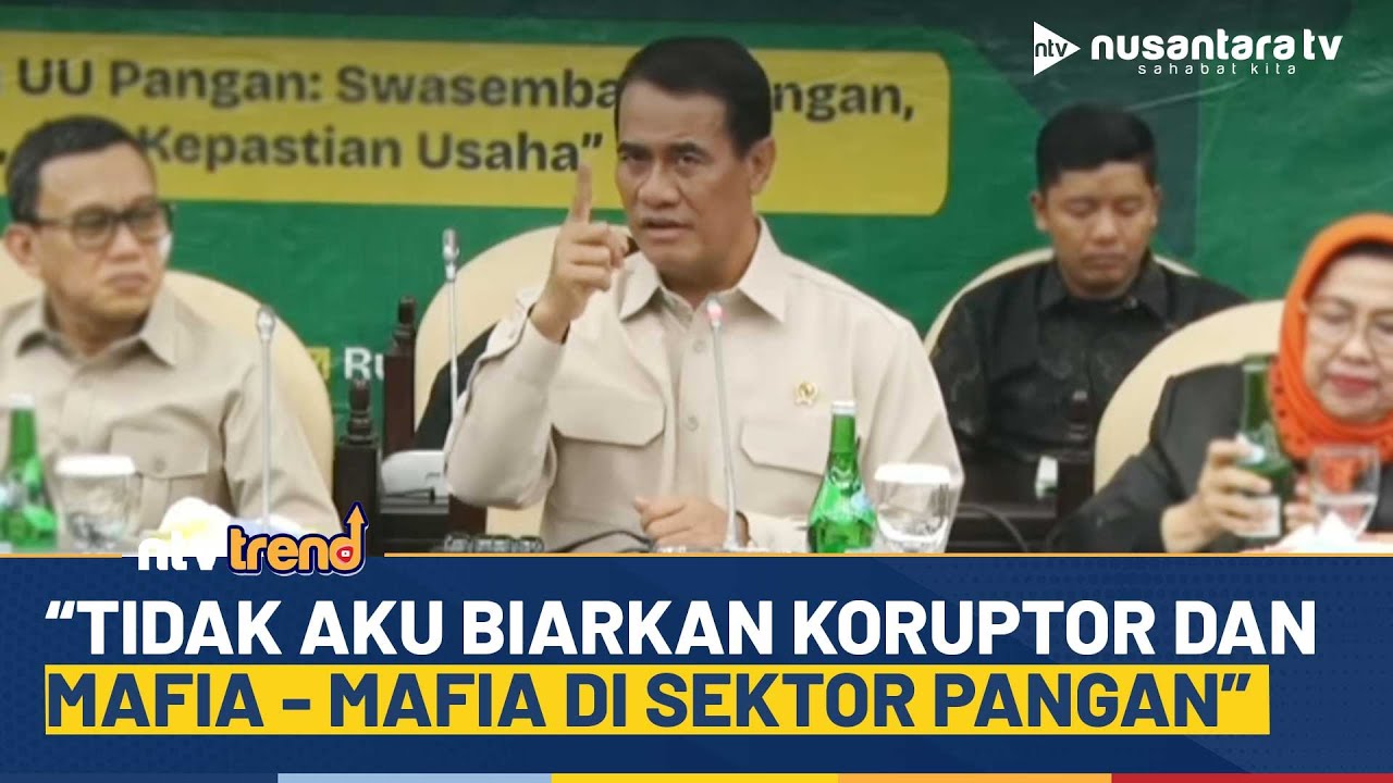 Mentan Amran Tegas: Tak Akan Biarkan Koruptor dan Mafia Pangan Berkeliaran | NTV
