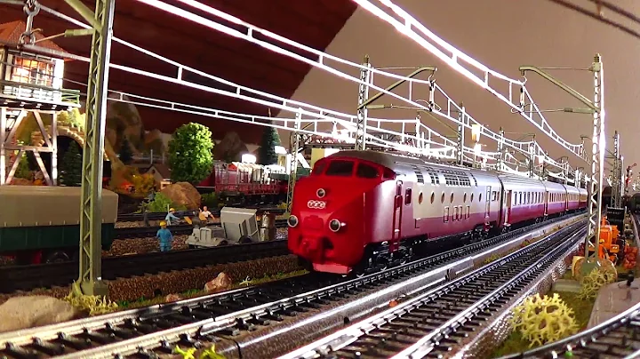 Märklin H0 M-Gleis 60s/70s Nostalgieanlage analog / Züge aus der "Preiser-Perspektive" 1:87 / Teil 2