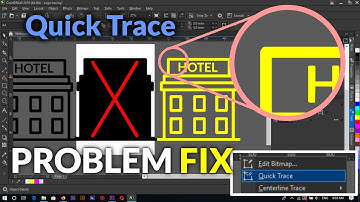 Quick Trace Problem FIX || QUICK TIPS || CorelDraw 2019 2017 2018 2020 X7 X8