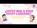 ¿Estoy mal o solo estoy cansado?, Diferencia entre éstres, ansiedad y depresión