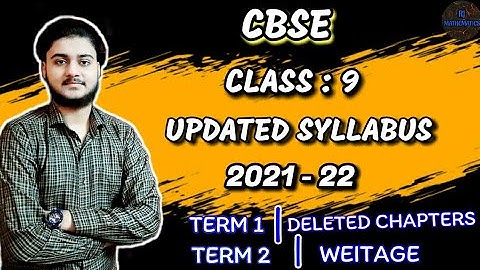 Cbse class 9 new syllabus 2021-22 /cbse class 9 science syllabus 2021-22 /class 9 updated syllabus