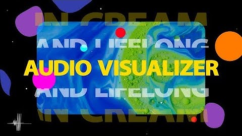 Modern Lyrics Audio Visualizer After Effects Templates