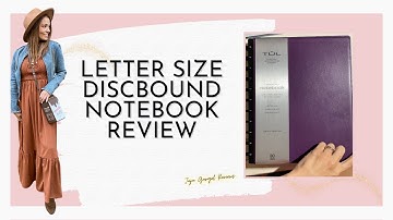 Letter size discbound notebook review