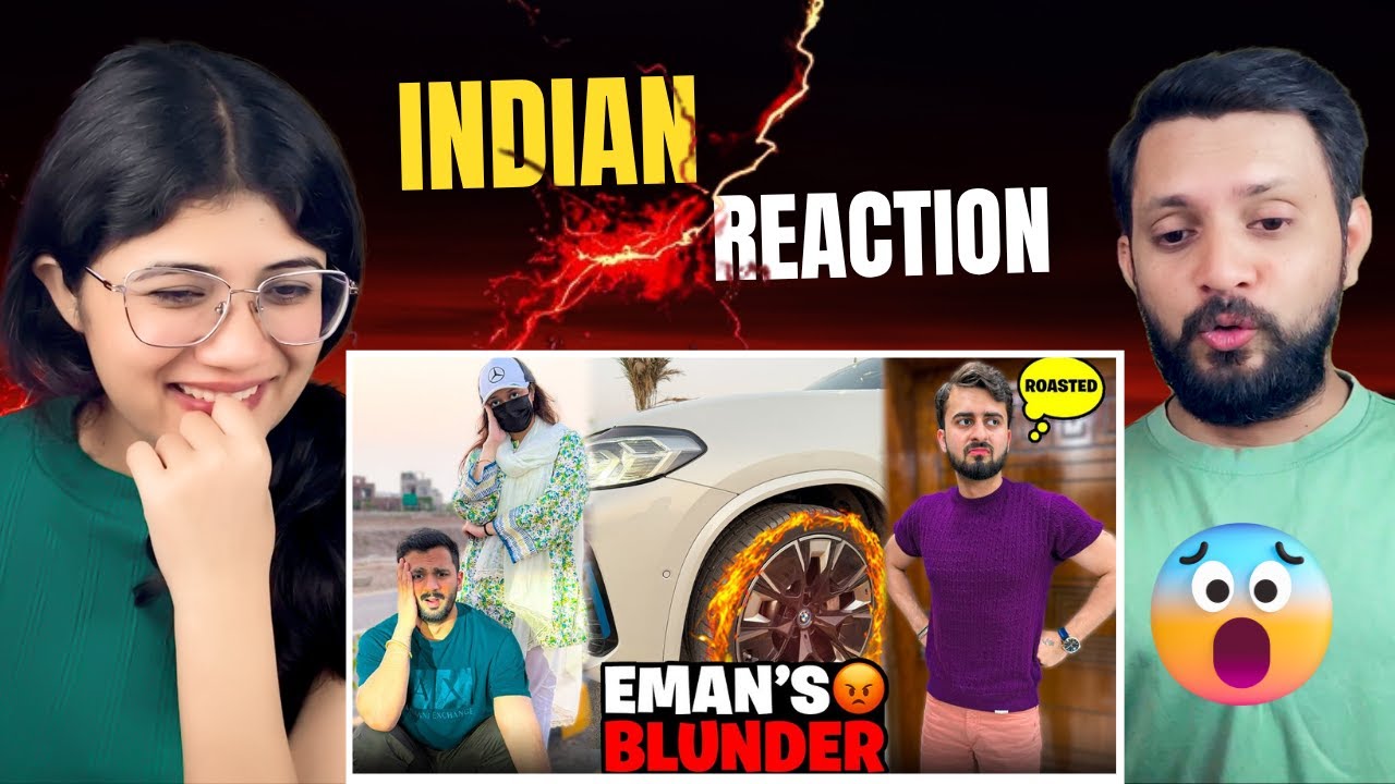 Indian Reaction On Eman Drives BMW first time Tyre main Aag lag gai 😱