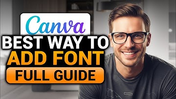 How To Add Font in Canva (EASY FULL GUIDE) | Add Font To Canva | NO Yapping, Straight To The Point!