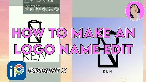 how to make logo name edit on Ibispaint x | tutorial Philippines