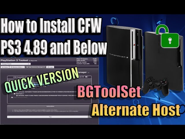 Jailbreak PS3 Using Hen Alternate Host 4.90 and Below