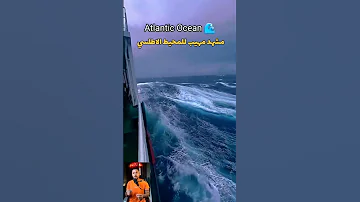 مشهد مرعب في المحيط الاطلسي 