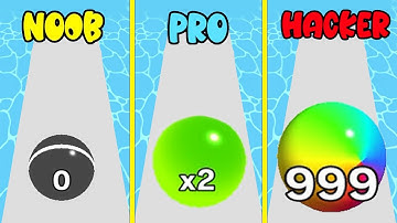 NOOB vs PRO vs HACKER in Calculate Ball