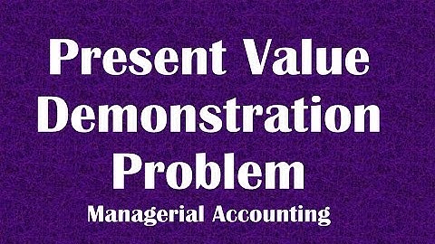 Calculating Present Value using Tables
