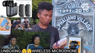 UNBOXING WIRELESS MICROPHONE .