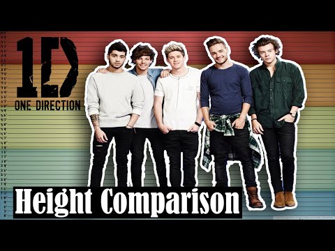 One Direction Members Height Comparison