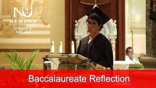 Michelle Moore Reflection Baccalaureate Mass 2017 - Newman University