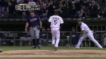 CLE@CWS: Gillaspie smacks a two-run double to left