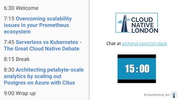 Cloud Native London, 1 July 2020