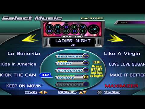 Dance Dance Revolution Extreme (USA) (PS2/PCSX2) - All Songs List Gameplay