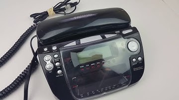 Emerson Research CKT9087 Alarm Clock Radio Phone Smart Set Tested AM FM Landline Ebay Showcase Sold!