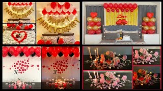 Anniversary Decoration | Simple Anniversary Decoration Ideas at home | Romantic Room Decor Ideas