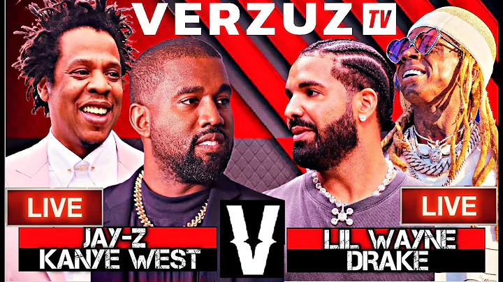 Kanye West & JAY-Z vs Drake & Lil Wayne Verzuz Battle LIVE | #VERZUZ (FAN MADE)