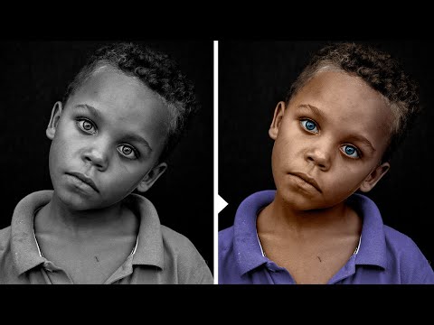 Video: Cómo Colorear Una Foto En Blanco Y Negro