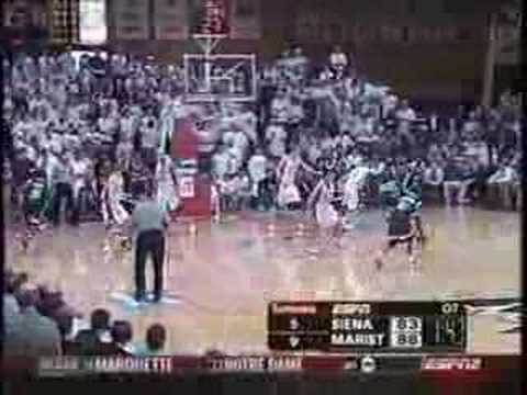 Highlights of Marist vs. Siena OT, 2/24/07