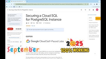 [2025] Securing a Cloud SQL for PostgreSQL Instance | #qwiklabs | #GSP920 | [With Explanation🗣️]