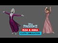 Frozen 2 |  Elsa and Anna Cloth Simulation Rig |  Erik Eulen | @3DAnimationInternships