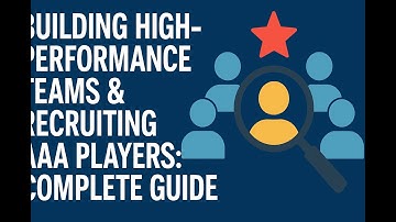 Building High-Performance Teams & Recruiting AAA Players: Complete Guide
