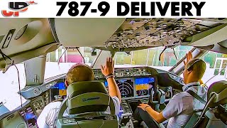 BOEING 787 Delivery PART 2 - Takeoff for Record Breaking BioFuel Flight
