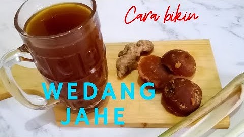 CARA MEMBUAT WEDANG JAHE NENDANG PEDASNYA