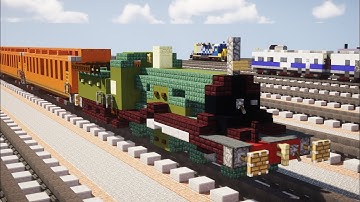 Minecraft GNR Stirling Single Steam Train Tutorial