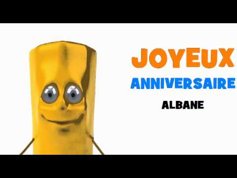 Joyeux Anniversaire Albane Youtube