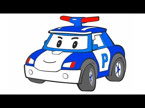 Алфавит для детей - Развивающий мультфильм с Робокаром Поли