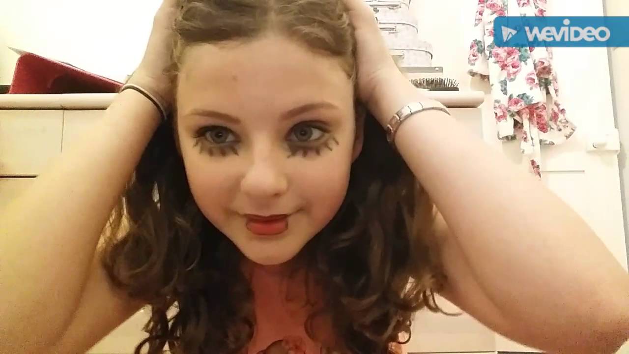 Creepy Human Doll Makeup Tutorial YouTube
