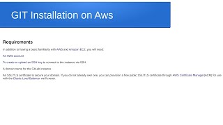 GIT Installation on AWS EC2 Instance.