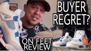 Sneakerhead Buyers Regret , Jordan 4 Military Blue on Feet Review