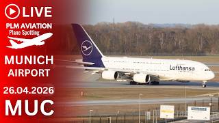 🔴 LIVE MUNICH AIRPORT HEAVY SUNDAY ACTION - PLANE SPOTTING LIVESTREAM