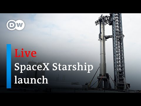 Live: spacex starship rocket launch attempt | dw news