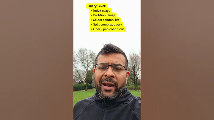 SQL Performance Tuning Tip