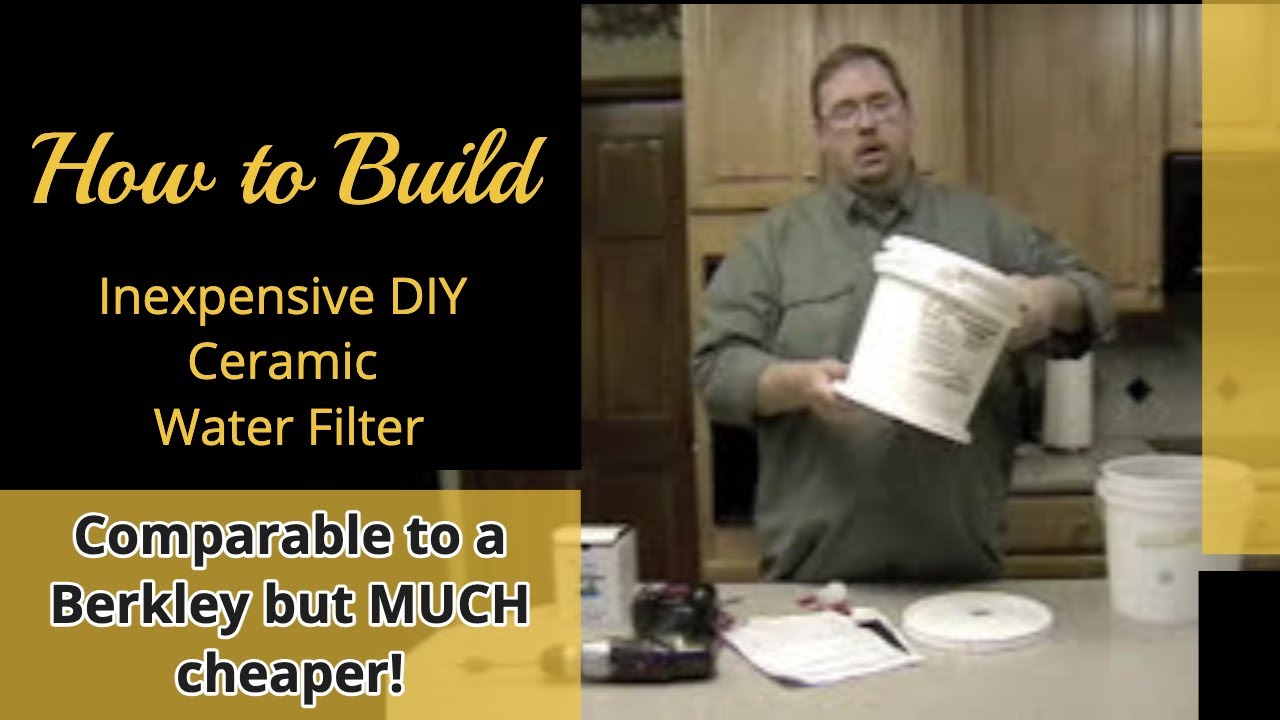 How to Make an inexpensive DIY Ceramic Water Filter YouTube