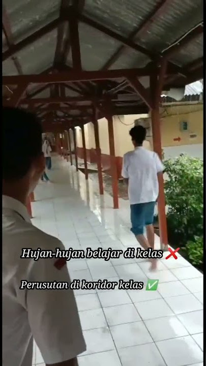 KELAKUAN WAKTU HUJAN DI SEKOLAH #sman11 #sman11surabaya #sekolah #anaksma #hujan