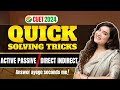 English cuet 2024  quick tricks of active passive voice  direct indirect speech  shipra mishra