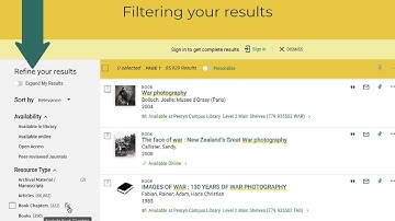 Overview of Library Search