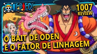 O DRAGÃO ROSA E O BAIT DE ODEN (One Piece 1007 | Mangá)