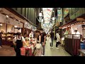 Nishikiichiba, walking through the long shopping street - Japan Walking Tour  | 4K/Binaural Audio