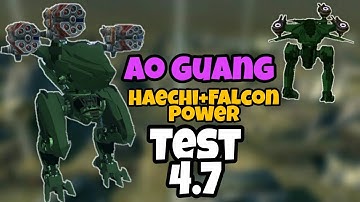 AO GUANG New Chinese Robot Có Sức Mạnh Từ Haechi&Falcon - WR Test Server 4.7