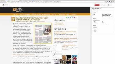Highlighting Data for Search