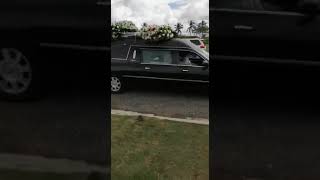 llegada del funeral del Querido Cheche Abreu