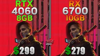 RTX 4060 vs RX 6700 Tested in 15 games