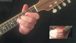 Drowsy Maggie - mandolin tutorial with tab &amp; backing track